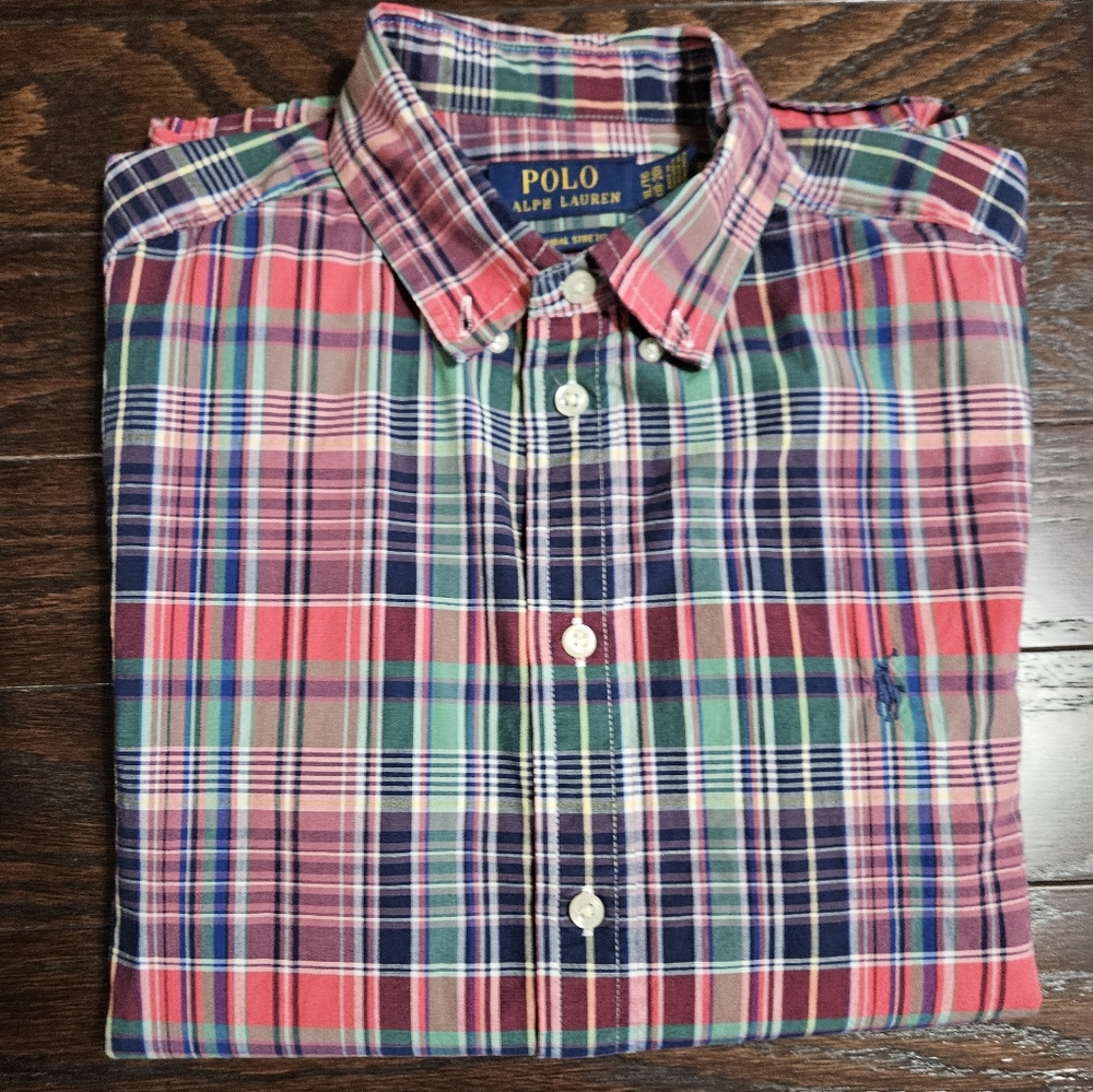 Boys Polo long sleeved button down